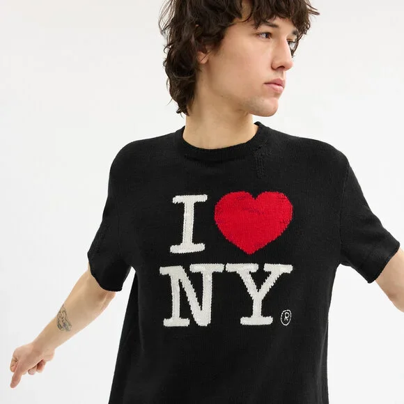 Coach New York Knit T-Shirt Size Small - Picture 5 of 6